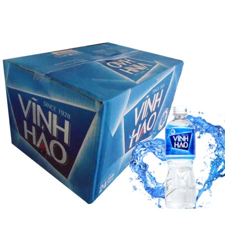 thùng nước khoáng vĩnh hảo 350ml 24 chai