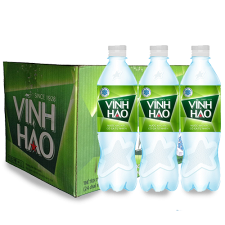 nước khoáng Vĩnh Hảo có ga