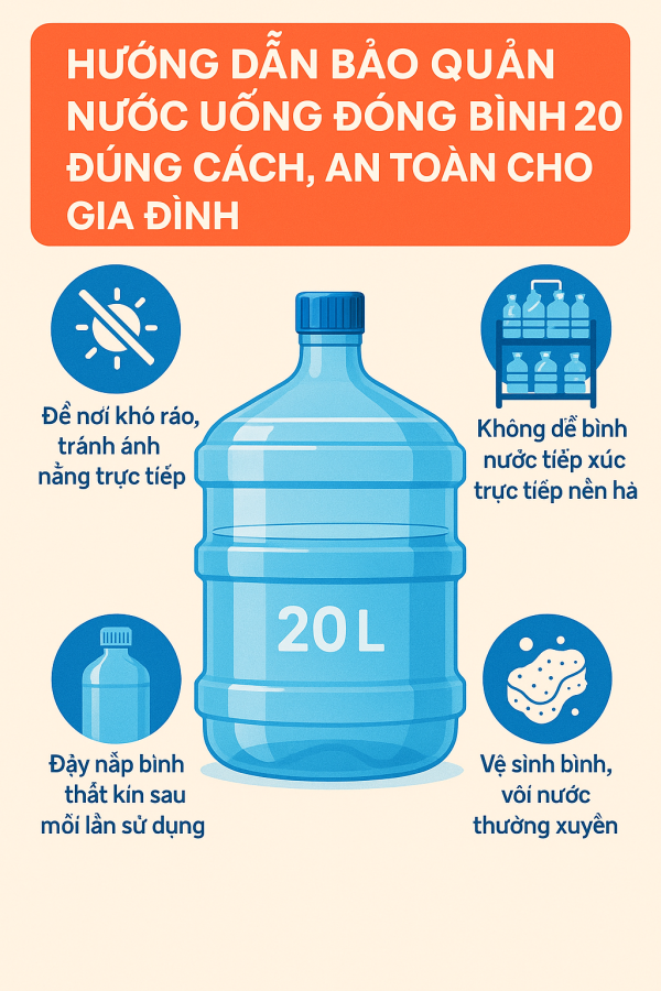 Hướng Dẫn Đặt Bình 20L tại nhà 2026 – Dễ nhanh an tâm
